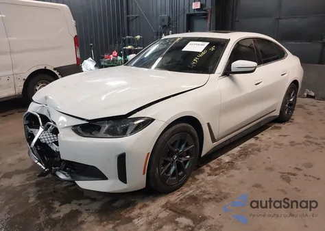 2025 BMW I4 Gran Coupe Edrive40 z USA, uszkodzony, nr VIN WBY23HD01SFT95748